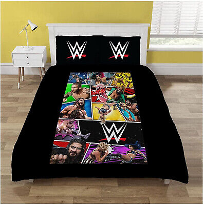 100 cm x 150 cm Blanket WWE Stars per letto singolo prodotto con licenza ufficiale WWE Wrestling WWE Wrestling Legends Stars Piumone/copripiumino reversibile 100% poliestere/ pile/poliestere 