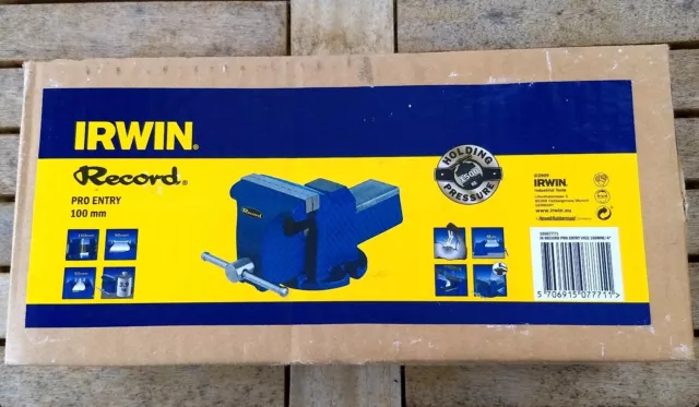 IRWIN Record Pro Entry Mechanic's Vice 100mm (4in) – Model 10507771