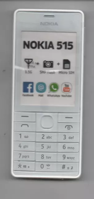 Finto Telefono Da Vetrina - Dummy - Nokia 515 (Is Not A Phone)