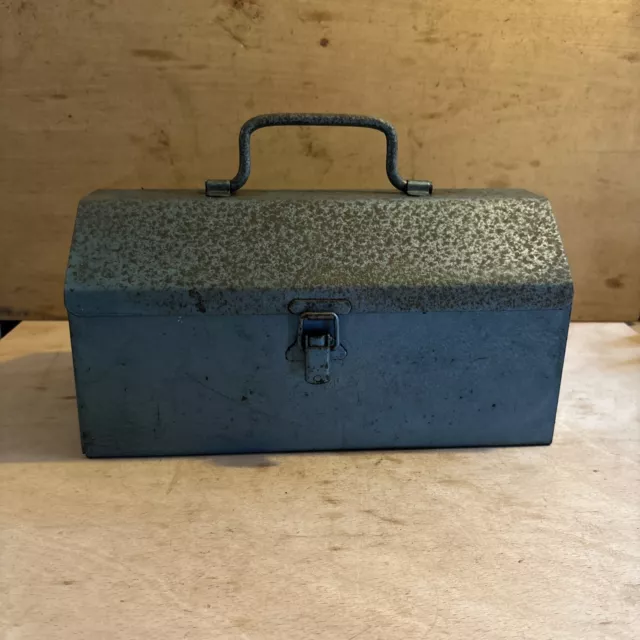 Small Vintage Metal Tool Box