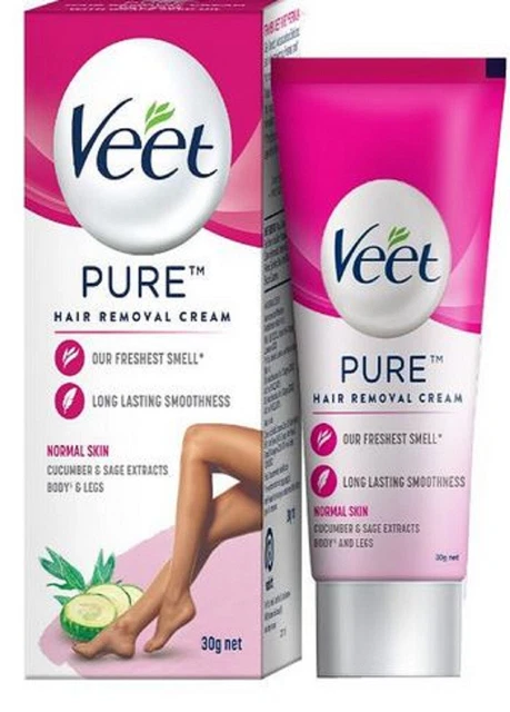 VEET Crème Dépilatoire Normal Peau Avec Concombre Extrait 30 GM