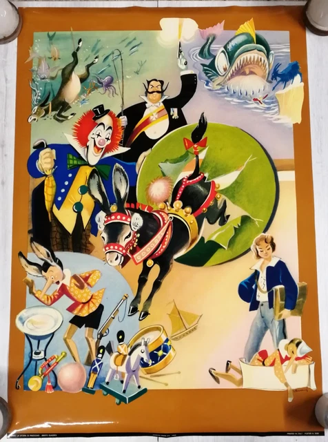 Lemmi PINOCCHIO - POSTER - Lemmi - La Storia Di Pinocchio - 98X68 - (Sesto ...