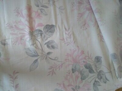 New Laura Ashley Fabric Curtain Tie-backs Honeysuckle Cyclamen 100% Cotton £9.99 
