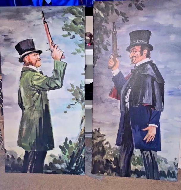HAUNTED MANSION DUELING Ghosts Large Canvas Giclees 20x40