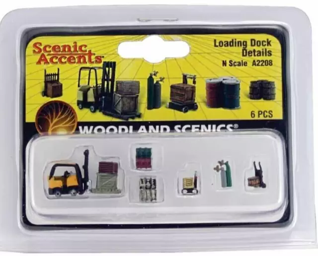 Woodland Scenics A2208 Loading Dock Details N Gauge