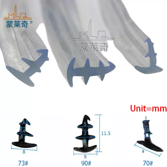1 Meter UPVC Window & Door Wedge Gasket Double Glazing Rubber Repair Seal PVC