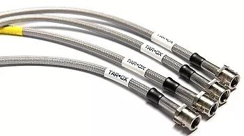 Tarox Steel Braided Brake Hoses 4 Lines for Vauxhall Astra Mk4 (Rear Drums)