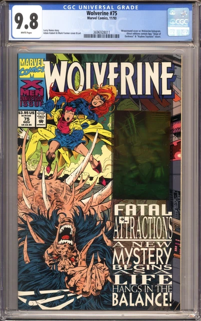 Wolverine #75 CGC 9.8 Vol 1 Stunning Book! Hologram Cover