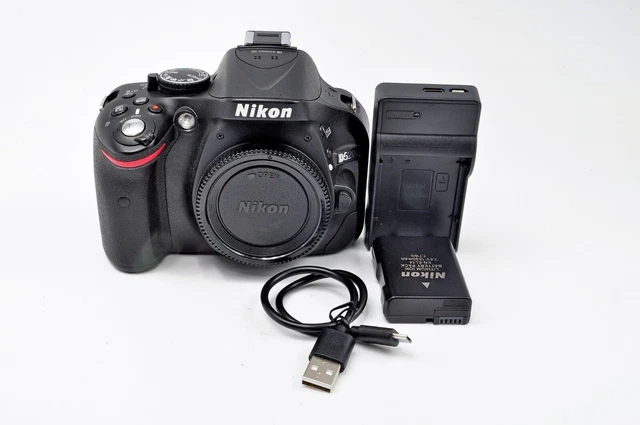 Nikon D5200 24.1MP Digital SLR Camera Black Body [Excellent++] from Japan