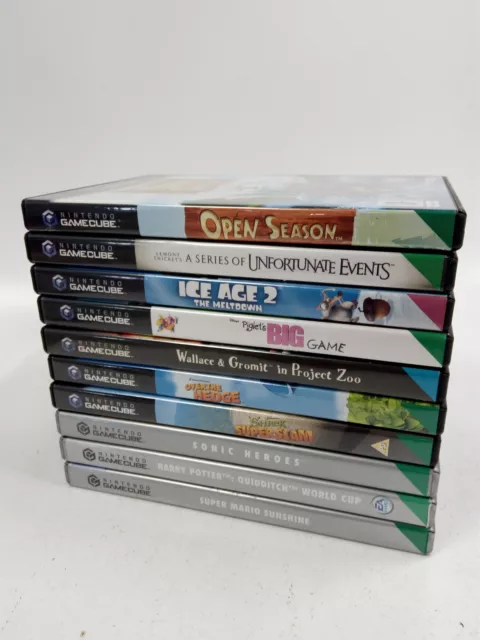 Bundle Of Nintendo GameCube Games Including Sonic Heroes, Super Mario Sunshine