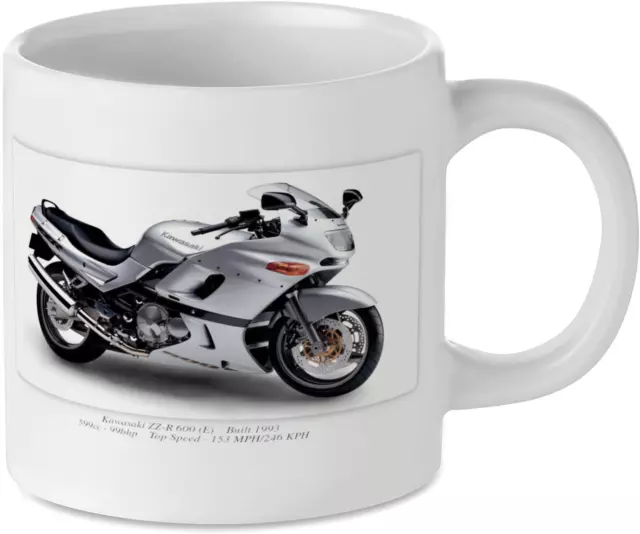 Kawasaki ZZ-R 600 (E) Motorcycle Motorbike Tea Coffee Mug Biker Gift Printed UK