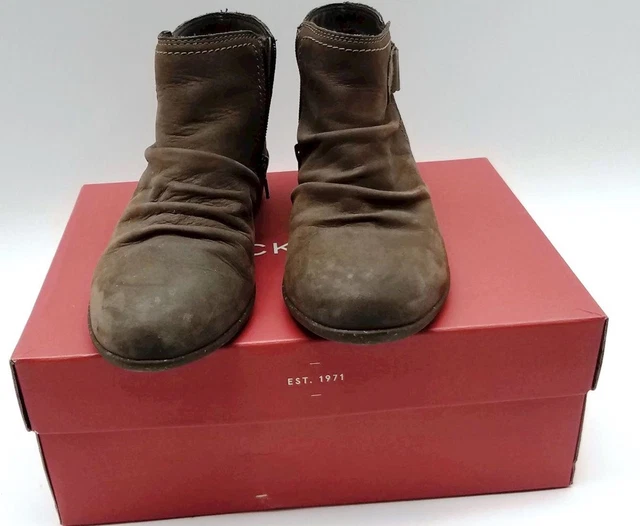 Women's ROCKPORT Cobb Hill Collection Brown Ankle Boots 7.5