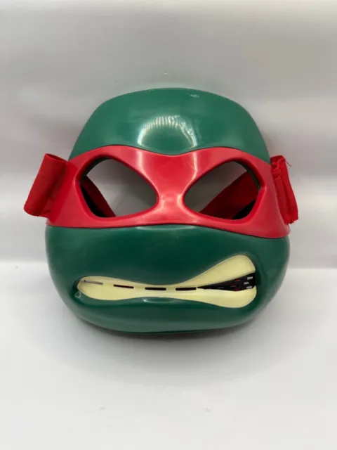 TMNT Teenage Mutant Ninja Turtle Plastic Mask 2013 Viacom 8"x8" Raphael