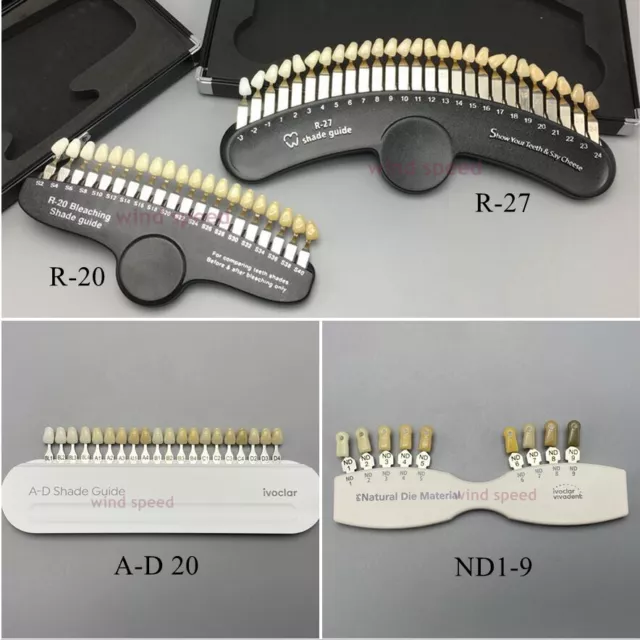 1pc Dental Ivoclar Shade Guide Bleach Teeth IPS Natural Die Abutment Color Chart