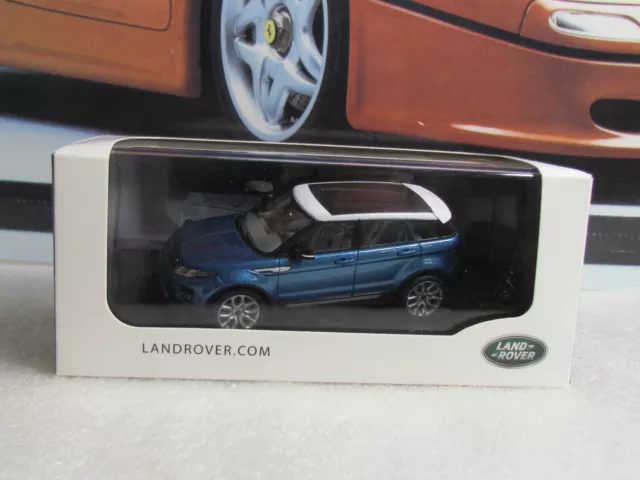 Ixo Model - 2012 Range Rover Evoque 3 Door - Blue - 1:43  Scale Model Car