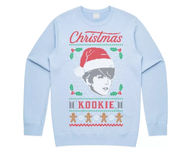 Christmas Kookie Sweater Sweatshirt Funny Kpop Jungshook Cookie Kpop Fangirl Cut 2