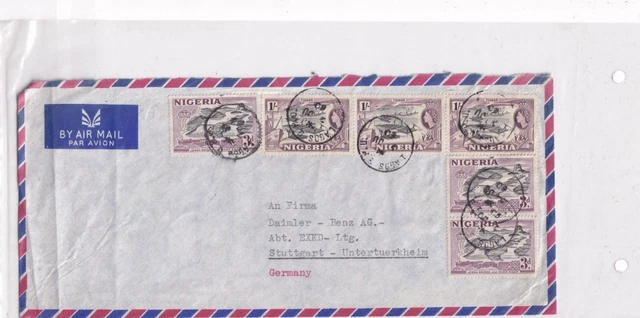 Nigeria 76,79 BRÜCKE FLUß BRIDGE RIVER BRIEF COVER