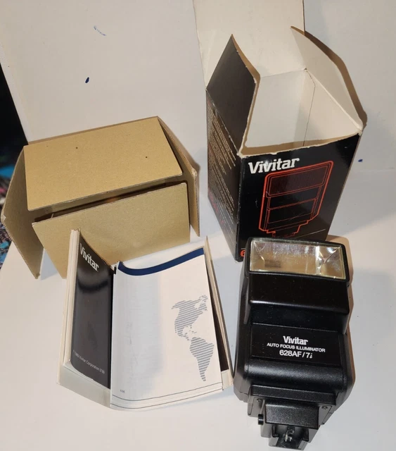 Vivitar 628AF Mi Auto Focus Flash for Minolta Dedicated Flash  NEW IN BOX.
