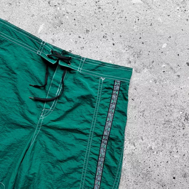 Pantaloncini in nylon verde da uomo Oneill California Vintage taglia - S 2