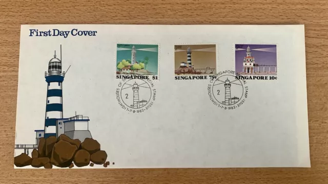 SINGAPORE, 1982 Lighthouses of Singapore Special Stamp Issue - First Day Cover