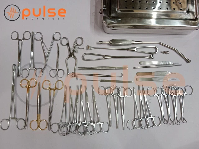 Tracheostomy Surgical Surgery Orthopedic Instruments 32 PCs Set