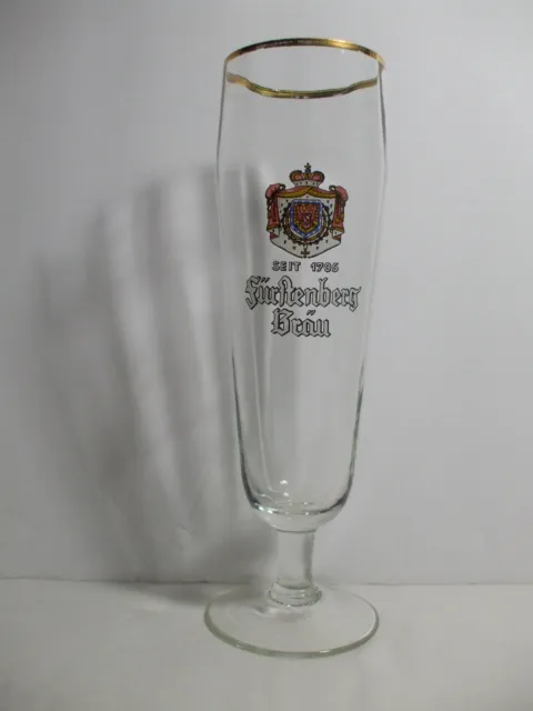 VINTAGE GERMAN FURFTENBERG BRAU Pilsner 0.2L RASTAL Beer Glass $13.95 ...