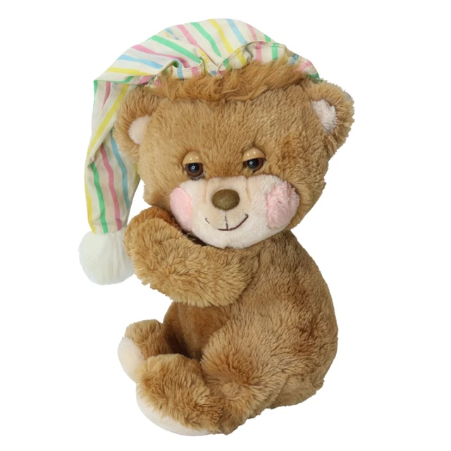Fisher Price Bedtime Bear Sleepy Plush Stuffed Animal Vintage 1985