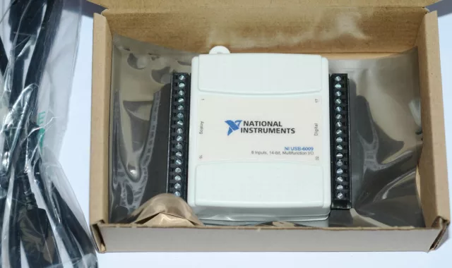 National Instruments USB-6009 Data Acquisition Card, NI DAQ, Multifunction