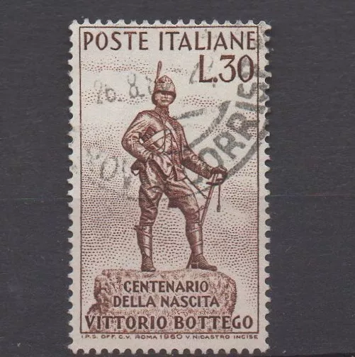 Repubblica Italiana 1960  "100° NASCITA DI VITTORIO BOTTTEGO" 30 LIRE  usato