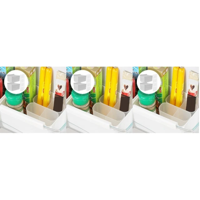 6 set di bidone organizzatore di stagionisti cucina con organizzatore di freezer