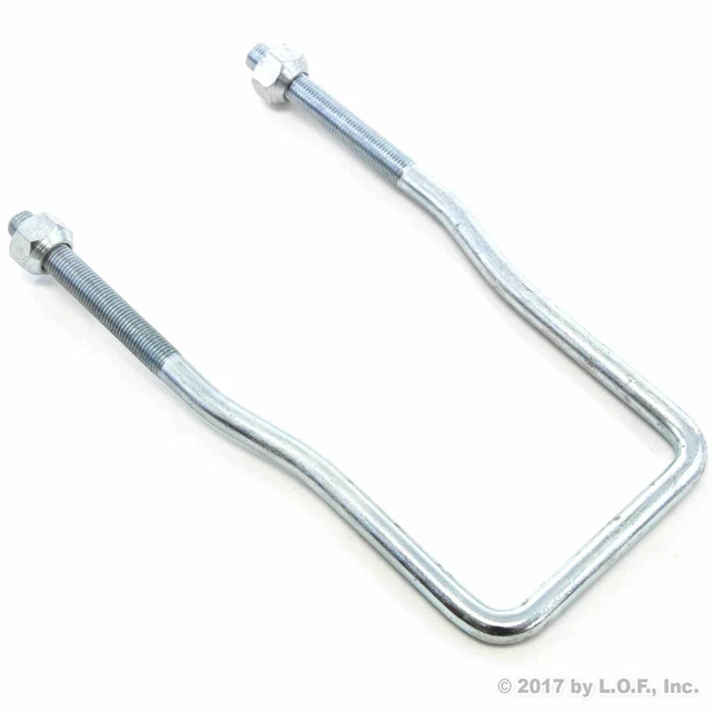 U-Bolt Spare Tire Carrier Holder Bracket Side Mount 4 or 5 Lug Zinc Plated New