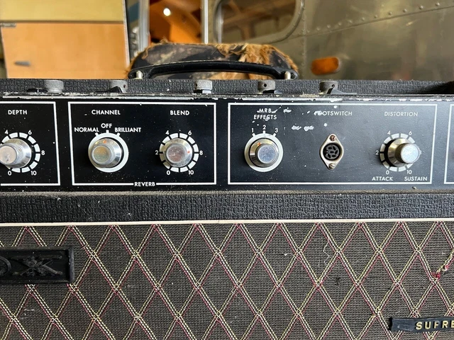 Vintage 1960er Vox Supreme Gitarrenverstärkerkopf *Ronnie Lane Mobile Collection* 4