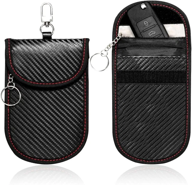 Faraday Etui für Autoschlüssel - 1 Pack Faraday Tasche Autoschlüssel Signalblocker Etui Auto