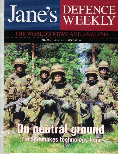 Jane Defence JDW - JANE'S Defence Weekly Magazine (1 APRIL 1998) EUR 9,42 - PicClick DE