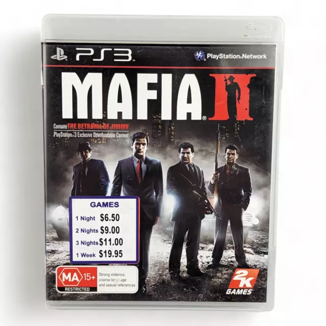 Mafia II 2 (Playstation 3) PS3 Complete! Tested Works! Great!
