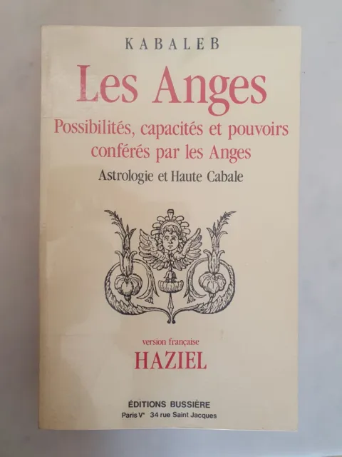 Les Anges - Possibilités, capacités et pouvoirs - Kabaleb - Bussière 1989