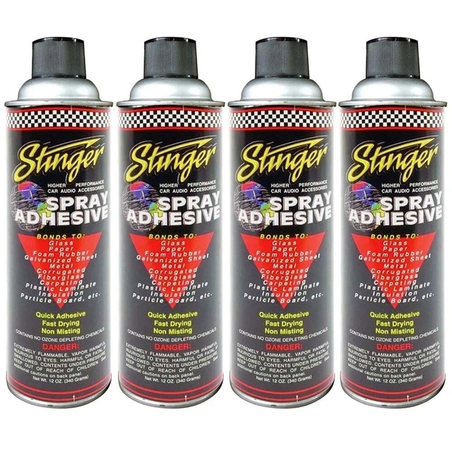 (Pack Of 4) Stinger Sas Adhesive Spray