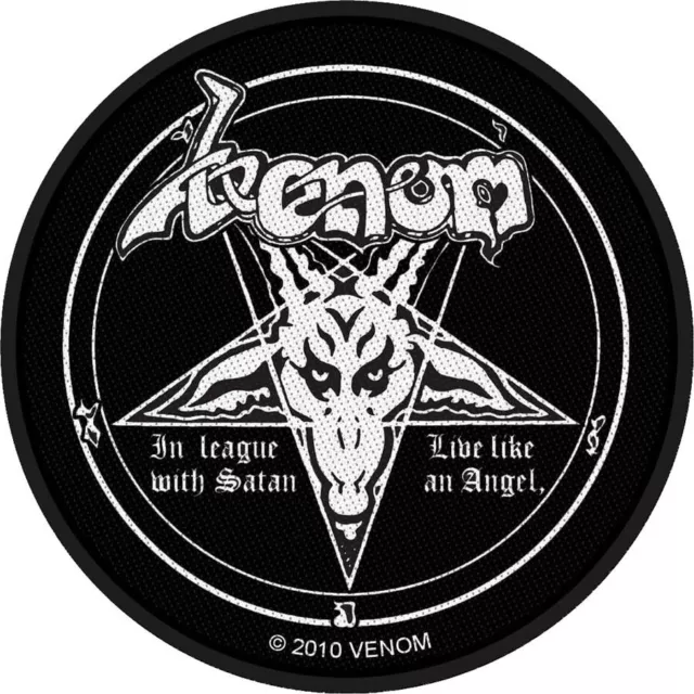 Venom - In League With Satan (Official Woven Patch) (9.5cm) *NEW*