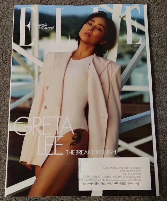 ELLE MAGAZINE DECEMBER 2023/January 2024 Greta Lee The Breakthrough