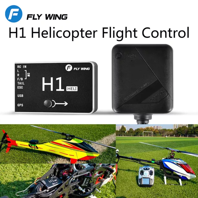 FLY Wing H1 GPS Hubschrauber Flugregler Flybarless Gyro für FW2450L FW450L 450