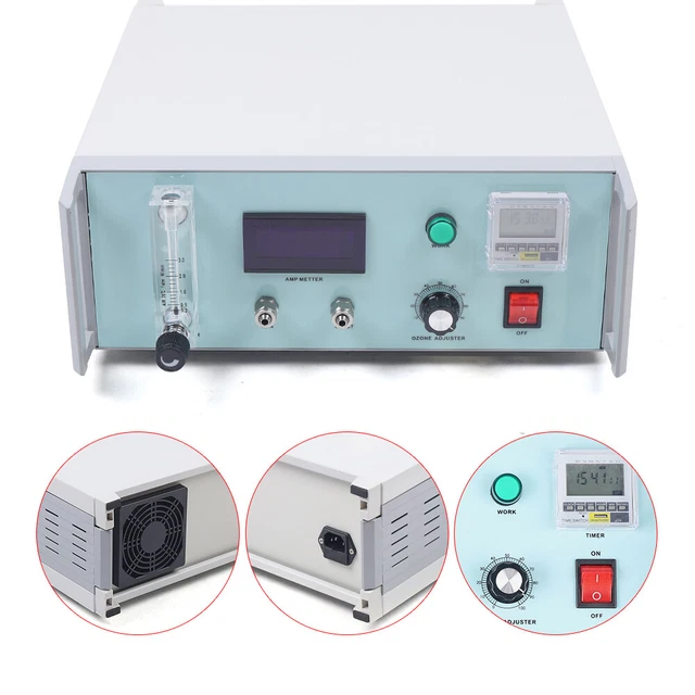 ZA-D6G 120W 6g/h Desktop Ozone Generator Machine Sterilization 360*395*150mm 3A