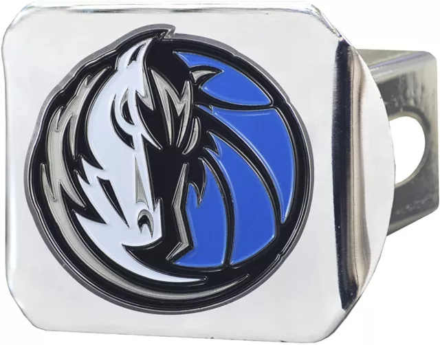 Dallas Mavericks Hitch Cover Solid Metal with Raised Color Metal Emblem 2"...