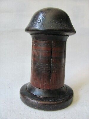 Antique Batak Tagan Etched Bamboo Lime Tube / Container from Indonesia (Sumatra)