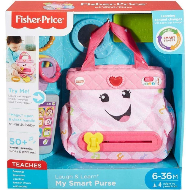 FISHERPRICE LAUGH & Learn My Smart Purse Interactive Toy Bag FGW15 £26.99 PicClick UK