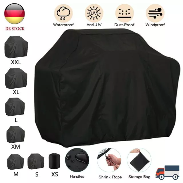 Wasserdicht Grillabdeckung Schutzhülle BBQ Grill Abdeckhaube Abdeckung tarpaulin