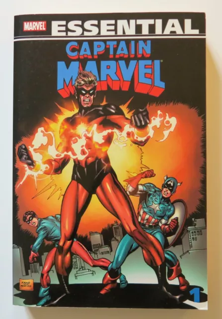 Marvel Comics Essential Captain Marvel Vol. 1 Graphic Novel Comic Book