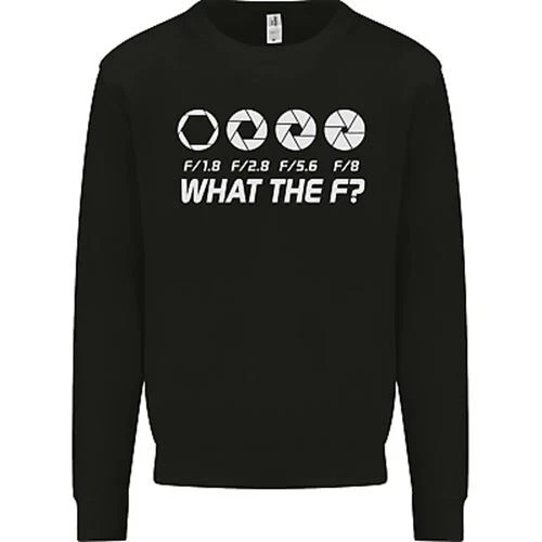 Maglione Felpa Bambini Photography What the F Stop Photographer
