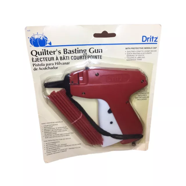  Dritz 3446 Quilter's Basting Gun with 500 Tacks Blue