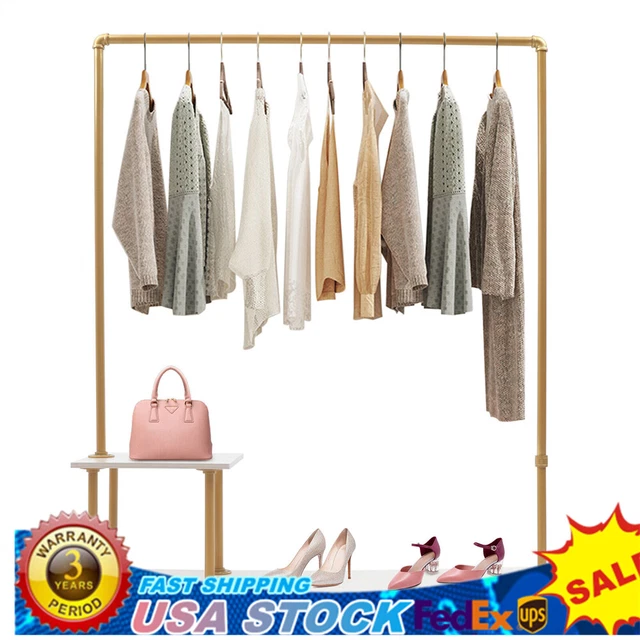 Luxury Metal Display Clothing Shelves Boutique Clothing Display Shelf Design USA