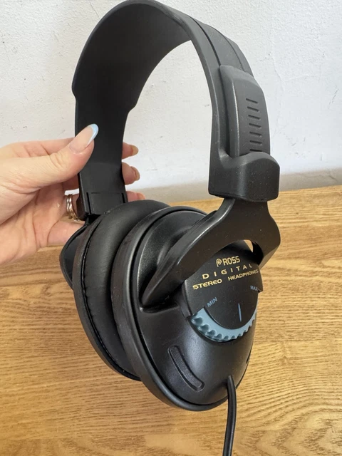 Vintage Sharp Hp-400h 2 Way Stereo Headphones Made in